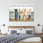 Sons & Daughters Day – Custom Family Canvas Leinwanddruck (Insitu (Schlafzimmer))