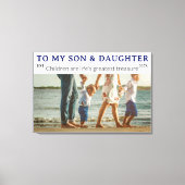 Sons & Daughters Day – Custom Family Canvas Leinwanddruck (Vorderseite)