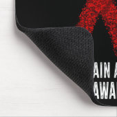 Son's Fight is my Fight Brain Aneurysm Awareness Mousepad (Ecke)