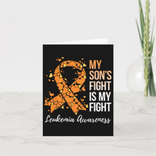 Son's Fight is my Fight Leukemia Awareness Karte