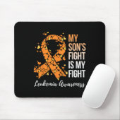 Son's Fight is my Fight Leukemia Awareness Mousepad (Mit Mouse)