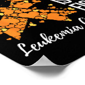 Son's Fight is my Fight Leukemia Awareness Poster (Ecke)