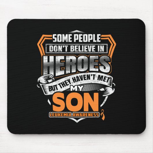 Son's Kampf ist meine Leukämie-Bewusstsein Mousepad (Vorne)