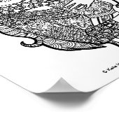 Son's Liebe - Mutter und Sohn Art Print Poster (Ecke)