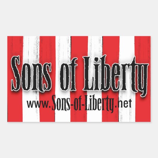 Sons of Liberty FLAG Aufkleber (Vorderseite)