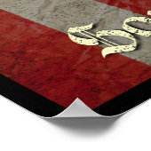 Sons of Liberty Flag mit AK 47 Poster (Ecke)