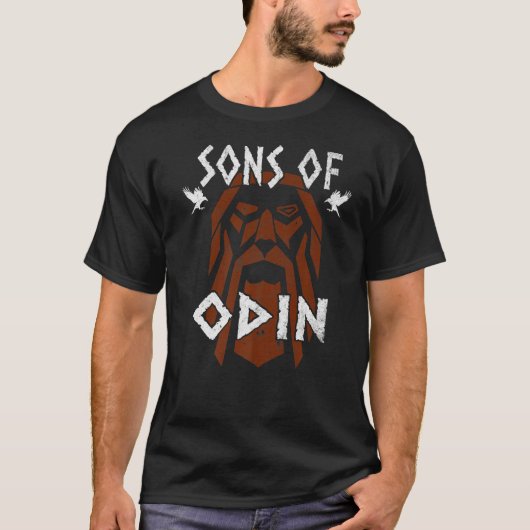 Sons of Odin Vikings Valhalla Viking   T-Shirt (Vorderseite)