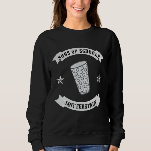 Sons of Schorle Mutterstadt for wine festivals wit Sweatshirt (Vorderseite)