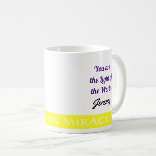 Sonshine ACIM Tasse (VorderseiteRechts)