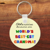 Sonst als beste Oma-Geschenke bezeichnet Schlüsselanhänger (Vorderseite)