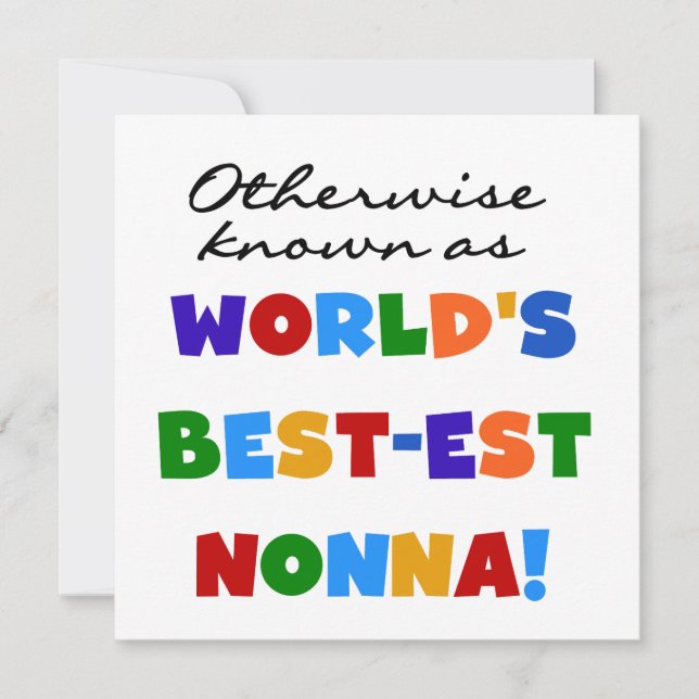 Sonst als die besten Nonna Tshirts Geschenke bezei (Vorderseite)