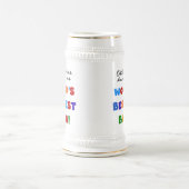 Sonst bekannt als bestes Baba-T - Shirt und Gesche Bierglas (Mittel)