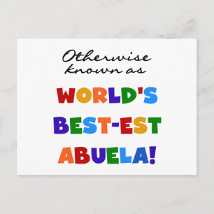 Sonst bekannt als die besten Geschenke der Welt fü Postkarte