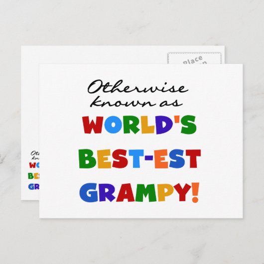 Sonst bekannt als die besten Graubündel der Welt Postkarte (Vorne/Hinten)