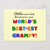 Sonst bekannt als die besten Graubündel der Welt Postkarte (Vorderseite)