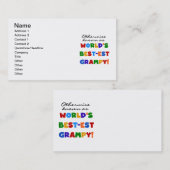 Sonst bekannt als die besten Graubündel der Welt Visitenkarte (Vorne/Hinten)