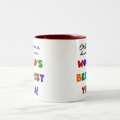 Sonst die bekanntesten Yaya-T - Shirt und Geschenk Zweifarbige Tasse (Mittel)