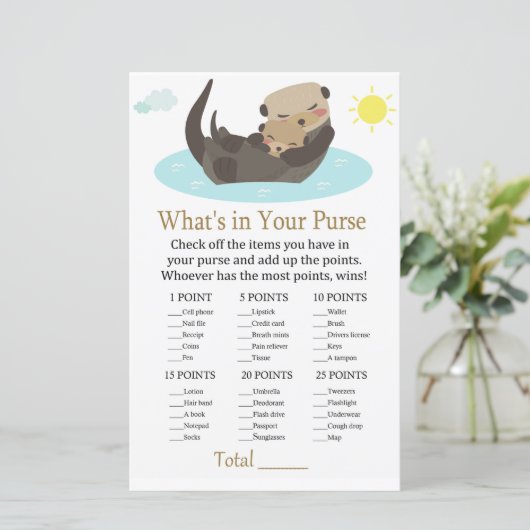 Sonst was in der Babydusche steckt (Stehend Vorderseite)