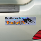 Sonstige Autos Rocket-X (blau) Autoaufkleber (Auf Auto)