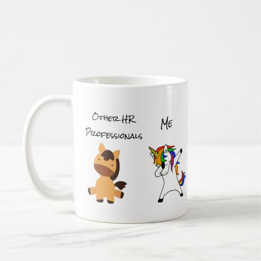 Sonstige Personalfachleute ich Unicorn Personal Kaffeetasse (Links)