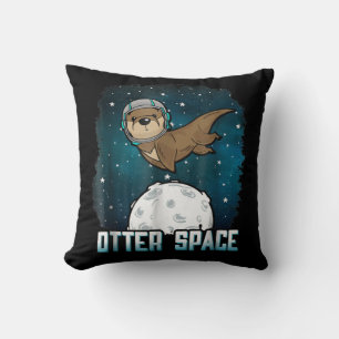 Sonstiger Platz Funny Otter Space Animal Kissen