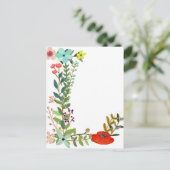 Sonstiges - Blumenbeete: Buchstabe L Postkarte (Stehend Vorderseite)