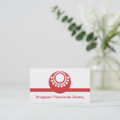 Sonstiges Business Card, Red Visitenkarte (Stehend Vorderseite)