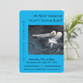 Sonstiges Tieraquarium Geburtstagsparty Einladung (Stehend Vorderseite)