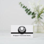 Sonstiges: Visitenkarte, schwarz Visitenkarte (Stehend Vorderseite)