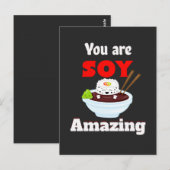 Sony phantastische Kawaii-Sushi Postkarte (Vorne/Hinten)