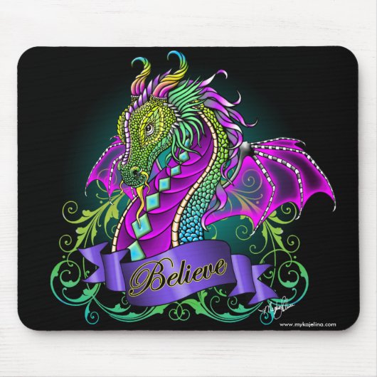 Sonya glauben Regenbogen-Drachen Mousepad (Vorne)
