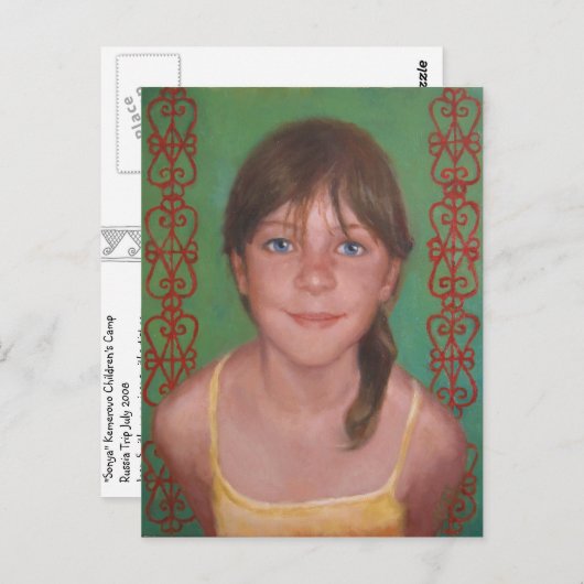 Sonya Postkarte (Vorne/Hinten)