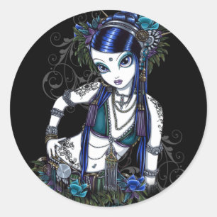 "Sonya" Tribal Fusion Bly Dancer Stickers