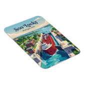 Soo Locks Michigan Magnet (Rechte Seite)
