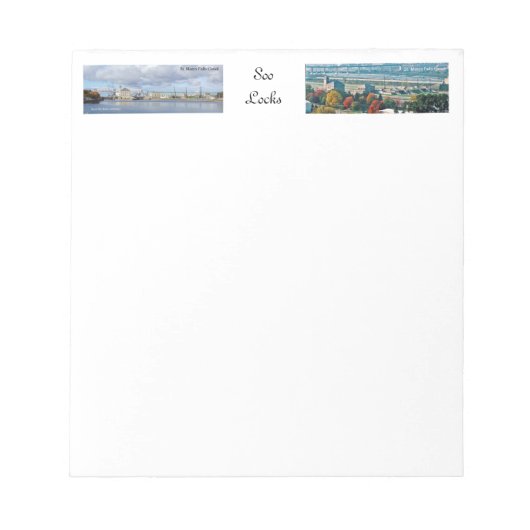 Soo Locks Notizblock (Vorderseite)