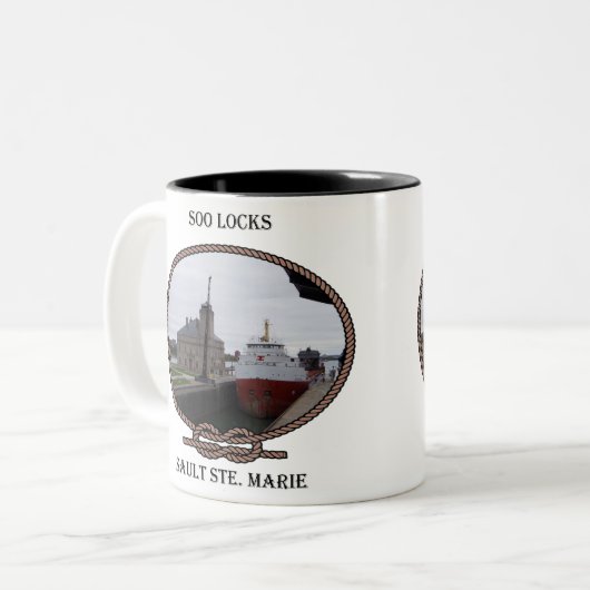 Soo Locks Tasse (Vorderseite Links)