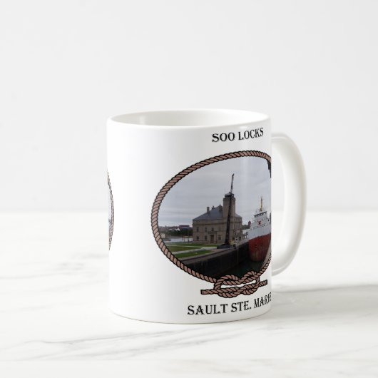 Soo Locks Tasse (VorderseiteRechts)