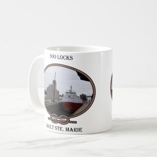 Soo Locks Tasse (Vorderseite Links)