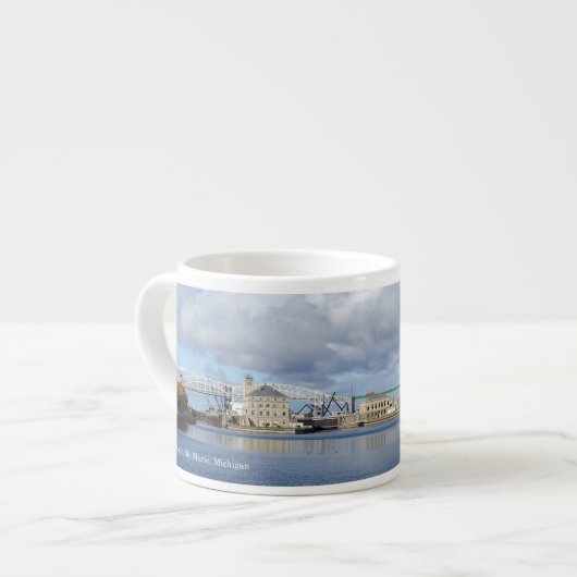 Soo Locks von Boot Espresso Tasse (Vorderseite Links)