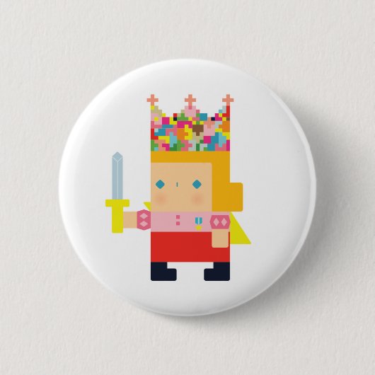 soo nemo Prinzessinknopf Button (Vorderseite)