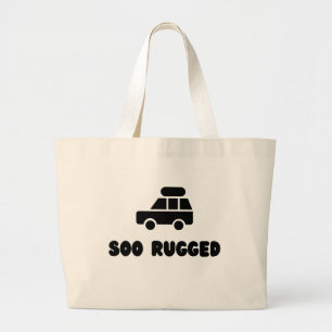 Soo Rugged Outdoorsy Tote Bag for Picnic & Gear Jumbo Stoffbeutel