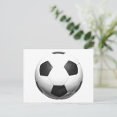 Soocer Football Postkarte (Stehend Vorderseite)