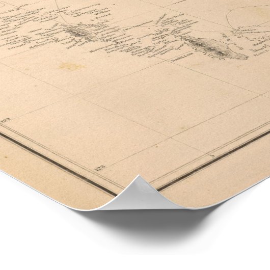 Sooloo Sea, Archipel, Philippinen Poster (Ecke)