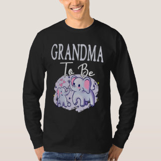 Soon Grandma To Be Elephants For Baby Shower Gende T-Shirt