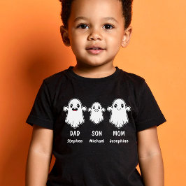 SOON Mama and Vater 3 Person Ghost Family Hallowee Baby T-shirt