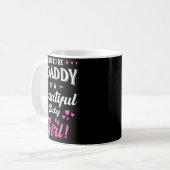 Soon To Be A Daddy Of A Girl New Papa Promoted Dad Kaffeetasse (Vorderseite Links)