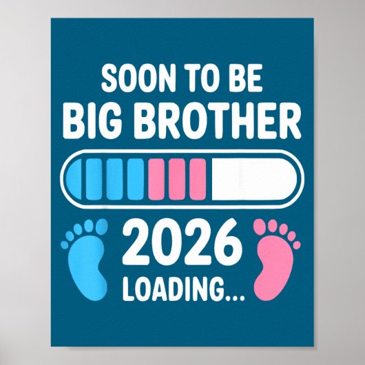 Soon To Be Big Brother 2026 New First Time Brother Poster (Vorne)