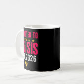 Soon To Be Big Sister 2026 Funny Promoted To Big S Kaffeetasse (Vorderseite Links)