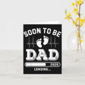 Soon To Be Dad 2026 Loading Baby Announcement For Karte (Gelbe Blume)