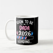 Soon To Be Dada 2026 Promoted To Dada Est 2026 Kaffeetasse (Links)